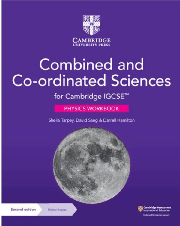 [object Object] « Cambridge IGCSE Combined and Co-Ordinated Sciences Physics Workbook With Digital Access (2 Years)», авторів Шейла Тарпі, Даррел Гамільтон, Девід Санг - фото №1