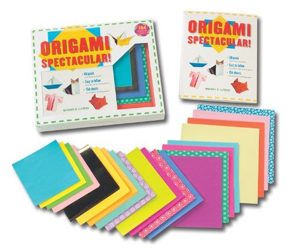 Паперова книга «Origami Spectacular! Kit», автор Майкл Г. Лафосс - фото №1