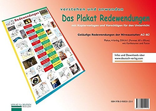 Бумажная книга «Плакат Das Plakat Redewendungen», автор Ренате Лашер - фото №1