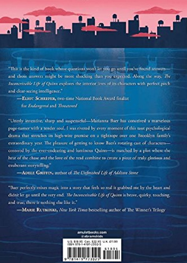 Бумажная книга «The Inconceivable Life of Quinn», автор Марианна Бэр - фото №1