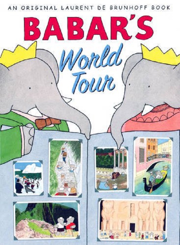 Паперова книга «Babar's World Tour», автор Лорен де Брюнгофф - фото №1