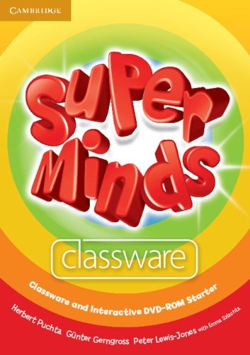 [object Object] «Super Minds. Starter. Classware and Interactive DVD-ROM», авторів Герберт Пухта, Гюнтер Гернгросс, Пітер Льюїс-Джонс, Емма Шляхта - фото №1