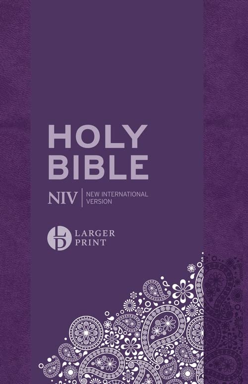 Бумажная книга «NIV Larger Print Personal Purple Soft-Tone Holy Bible» - фото №1