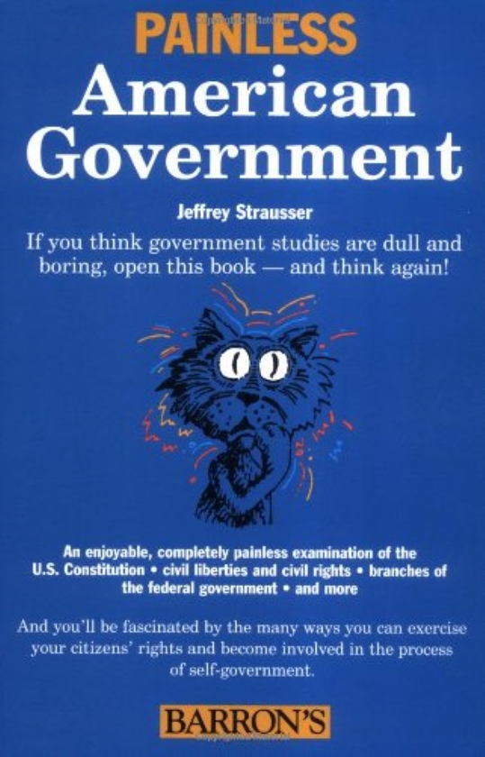 Бумажная книга «Painless American Government», автор Джеффри Штрауссер - фото №1