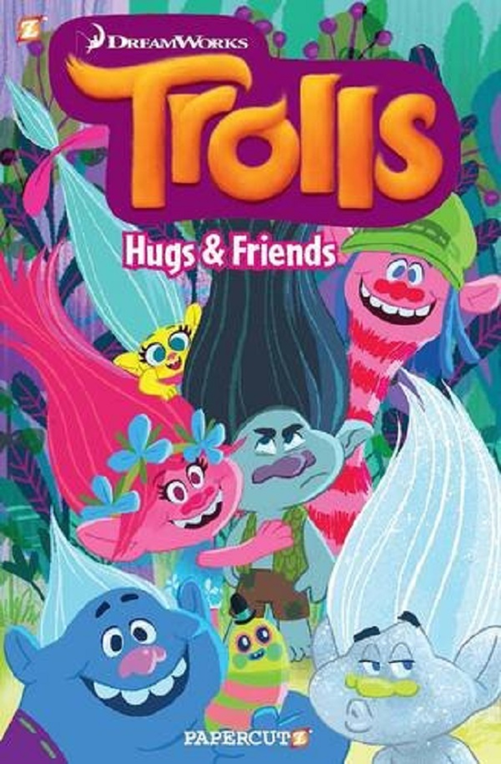 Бумажная книга «Trolls Graphic Novel Volume 1: Hugs & Friends», авторов Дейв Шейдт, Тини Ховард, Мари Конденцио - фото №1