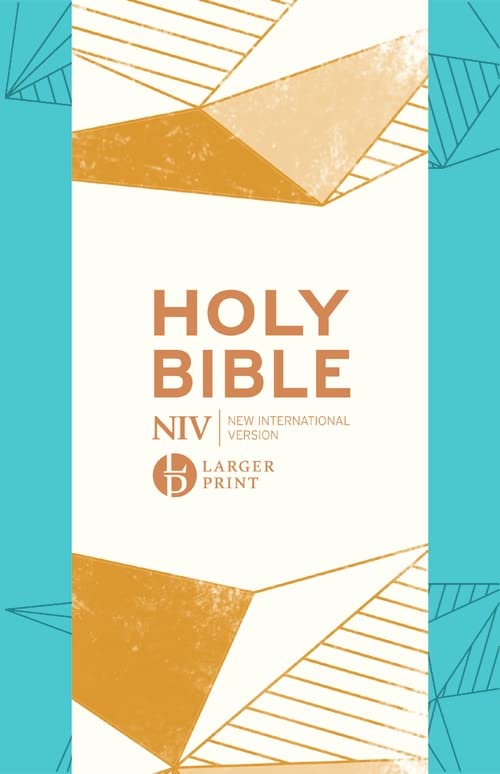 Бумажная книга «NIV Larger Print Personal Teal Soft-Tone Holy Bible» - фото №1