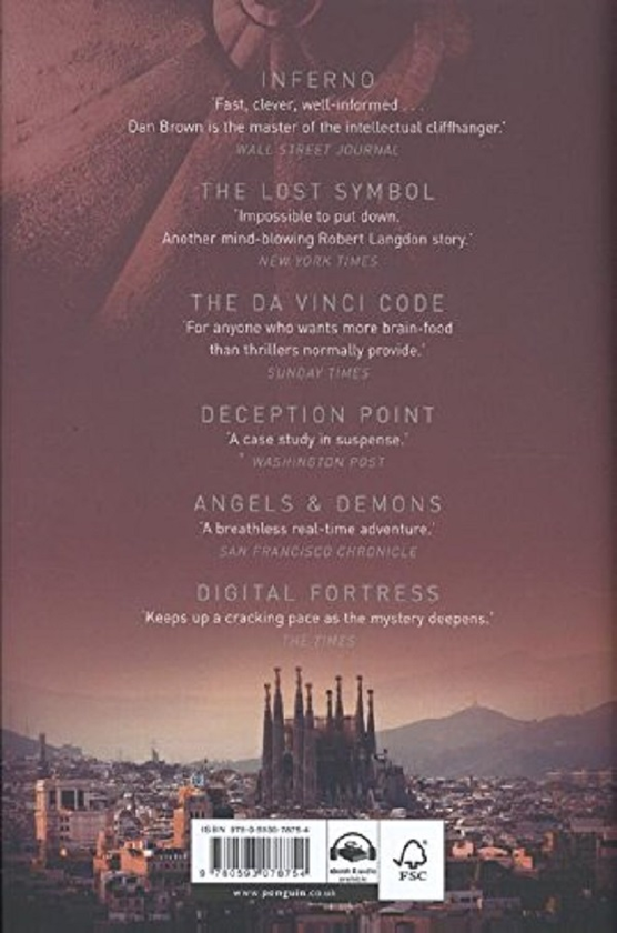 Бумажная книга «Origin», автор Дэн Браун - фото №1