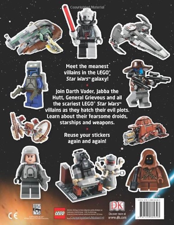 [object Object] «LEGO® Star Wars. Villains Ultimate Sticker Book», автор Шари Ласт - фото №2 - миниатюра