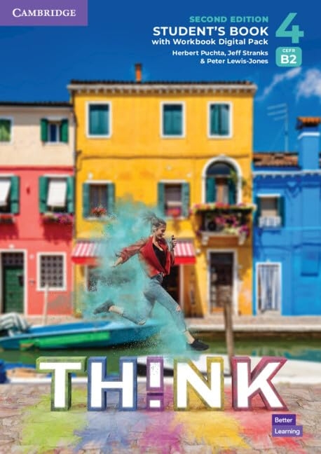 [object Object] «Think. Level 4. Student's Book with Workbook. Digital Pack (British English)», авторів Пітер Льюїс-Джонс, Герберт Пухта, Джефф Стренкс - фото №1