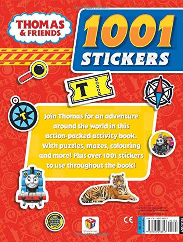 Бумажная книга «Thomas and Friends. 1001 Stickers» - фото №1