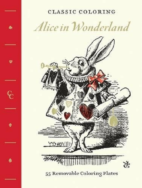 Бумажная книга «Classic Coloring. Alice in Wonderland. Coloring Book», автор Абрамс Нотери - фото №1
