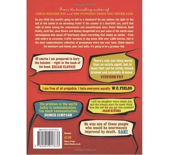 Бумажная книга «Grumpy Old Wit: The greatest collection of grumpy wit ever assembled from Socrates to Meldrew», автор Розмари Ярски - фото №1