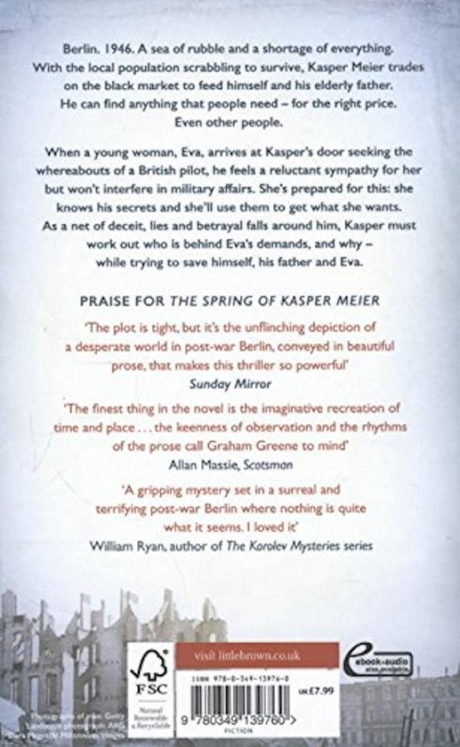 Паперова книга «The Spring of Kasper Meier», автор Бен Фергюссон - фото №1