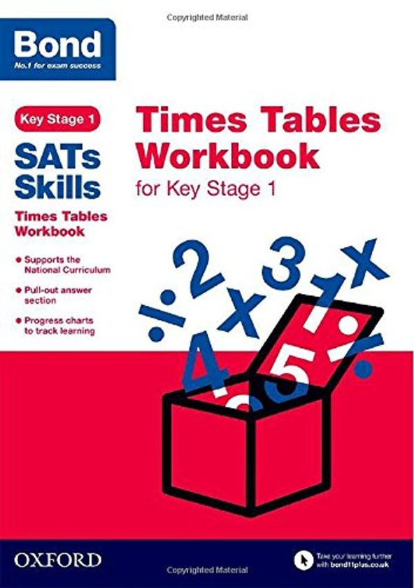 Паперова книга «Bond SATs Skills: Times Tables Workbook for Key Stage 1», автор Сара Лiндсей - фото №1