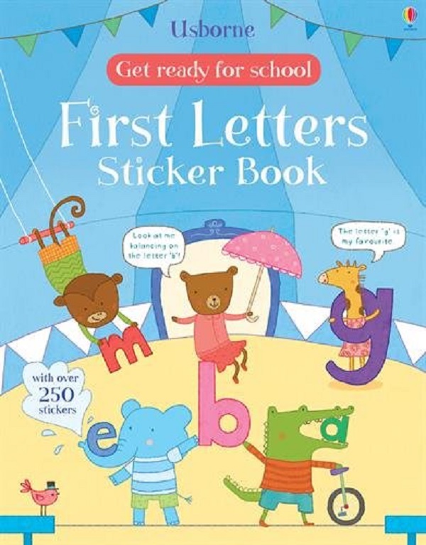 [object Object] «Get Ready for School. First Letters Sticker Book» - фото №1