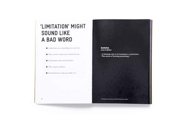 Паперова книга «Limit Yourself. And Unleash Your Creativity», автор Ральф Буркхардт - фото №1