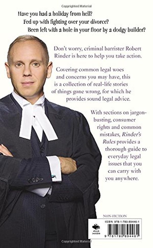 Бумажная книга «Rinder's Rules. Make the Law Work For You!», автор Роберт Риндер - фото №1