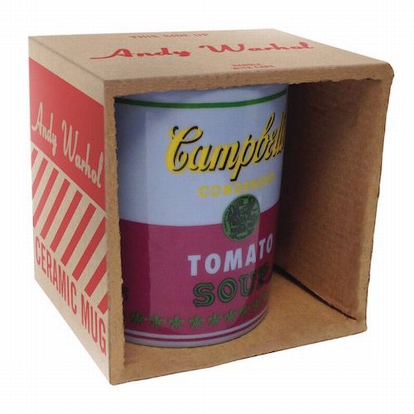 Бумажная книга «Andy Warhol Campbell's Soup Red Violet Mug» - фото №1