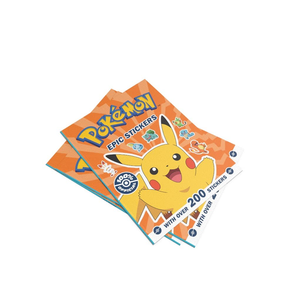 Бумажная книга «Pokemon Epic stickers» - фото №1
