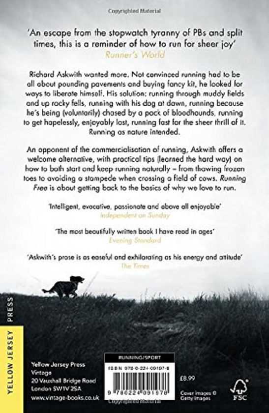 Паперова книга «Running Free. A Runner’s Journey Back to Nature», автор Річард Асквіт - фото №1