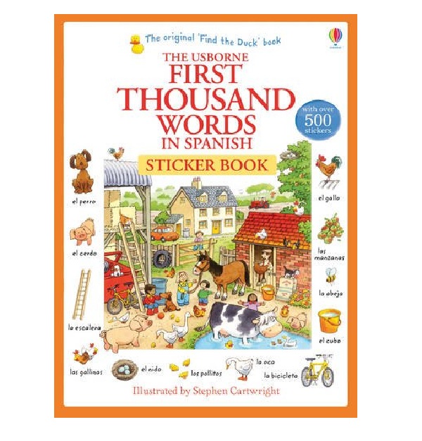 Бумажная книга «First 1000 Words in Spanish. Sticker Book» - фото №1