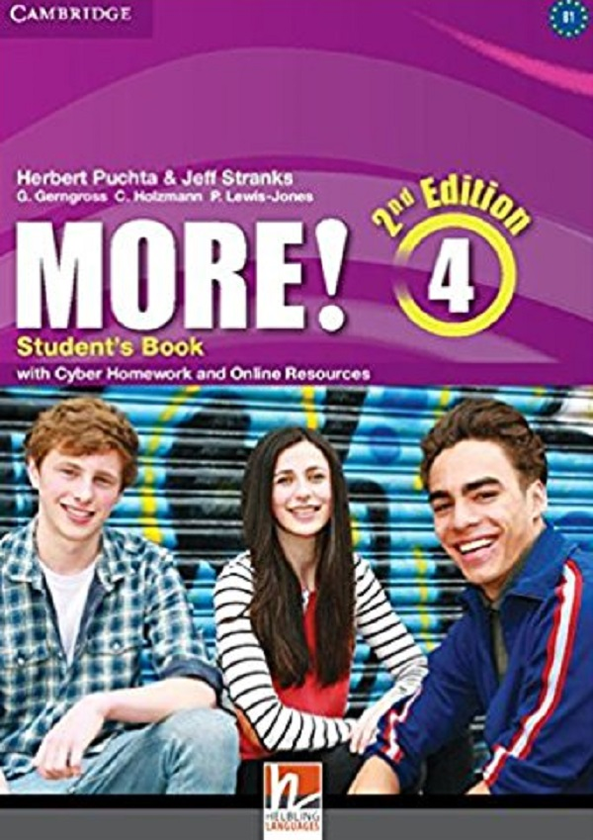 [object Object] «More! Level 4 Student's Book with Cyber Homework and Online Resources», авторів Герберт Пухта, Джефф Стренкс, Гюнтер Гернгросс - фото №1