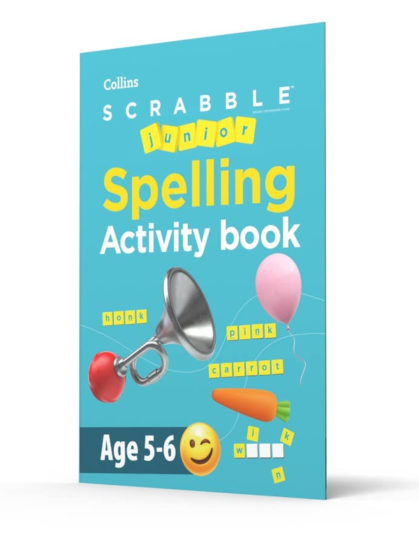 Бумажная книга « SCRABBLE™ Junior Spelling Activity Book» - фото №1
