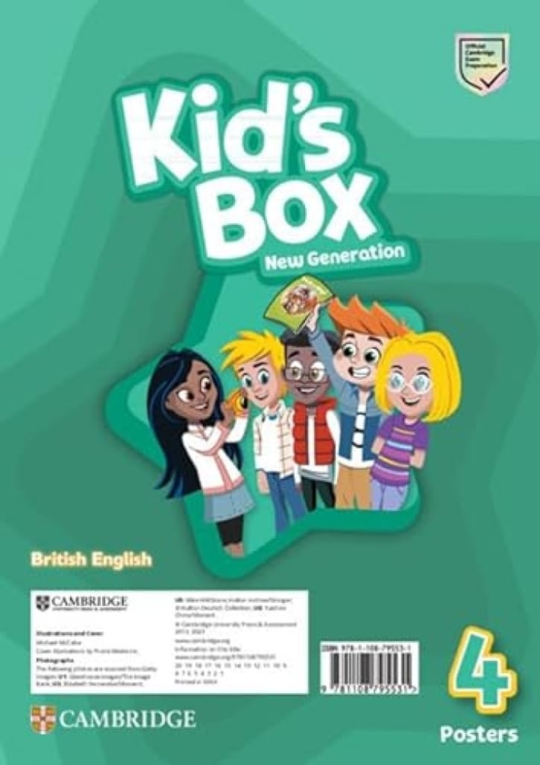 [object Object] «Kid's Box New Generation Level 4 Posters British English», авторів Керолайн Ніксон, Майкл Томлінсон - фото №1