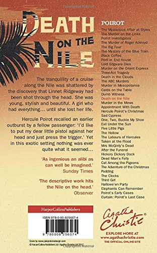 Паперова книга «Death on the Nile», автор Агата Крісті - фото №1