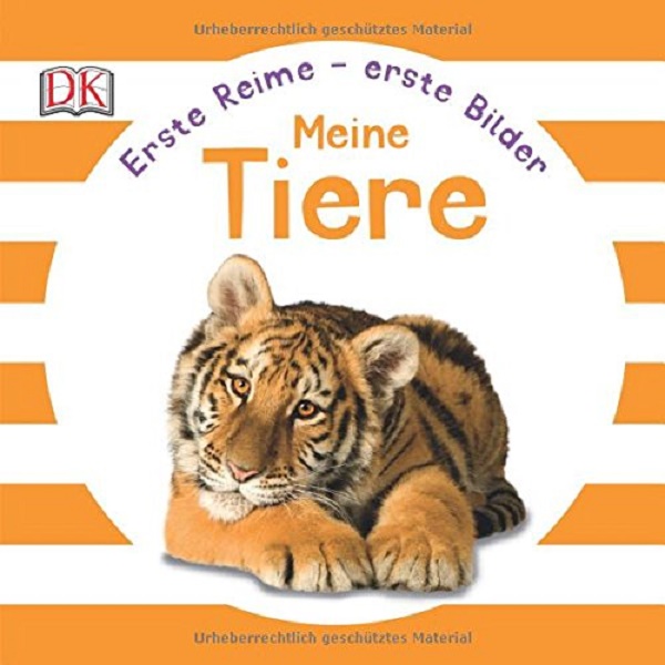 Бумажная книга «Erste Reime - erste Bilder: Tiere» - фото №1