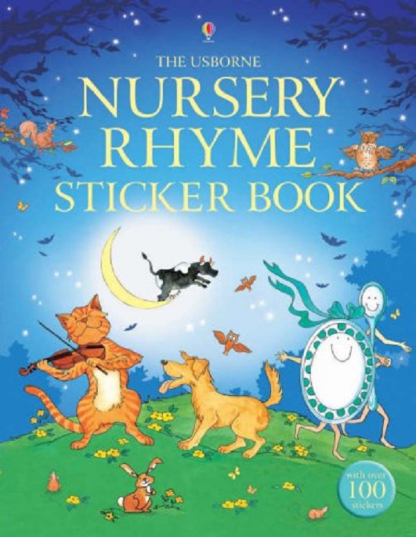Бумажная книга «Nursery Rhyme Sticker Book», автор Алекс Фрит - фото №1