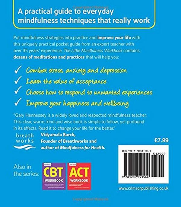 Паперова книга «The Little Mindfulness Workbook», автор Гері Хеннессі - фото №1