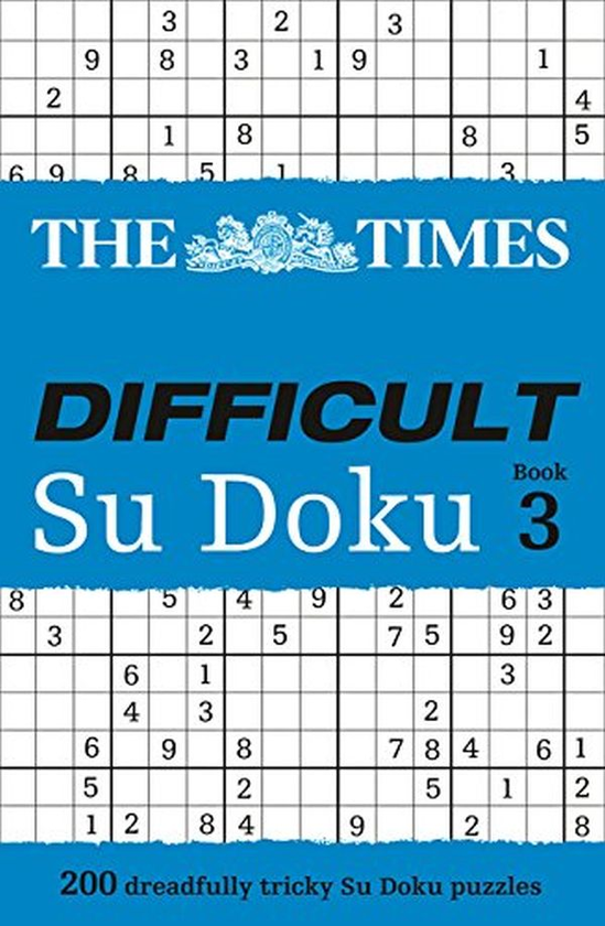 Бумажная книга «The Times Difficult Su Doku Book 3» - фото №1