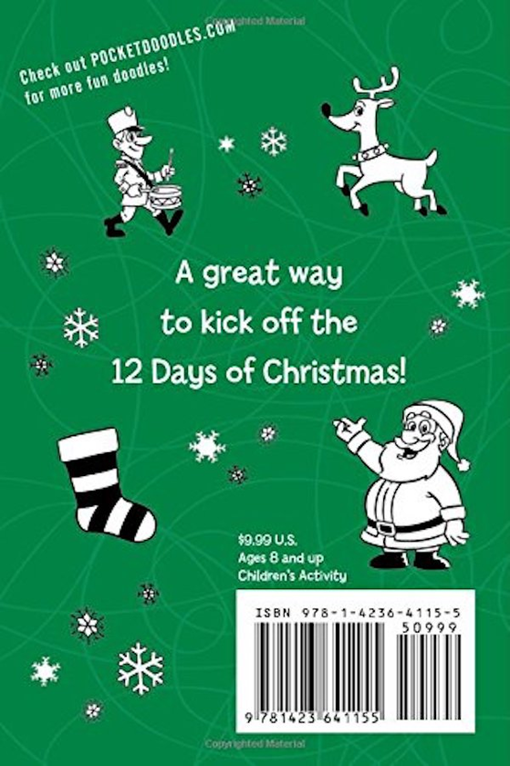 Бумажная книга «Pocketdoodles for Christmas», автор Анита Вуд - фото №1