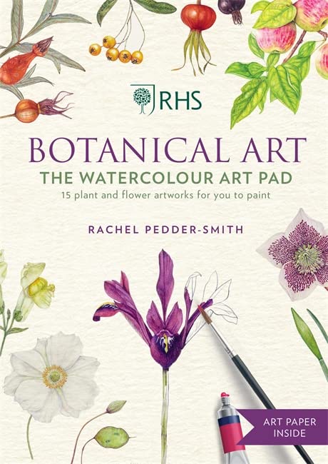 Паперова книга «RHS Botanical Art Watercolour Art Pad», автор Рейчел Педдер-Сміт - фото №1