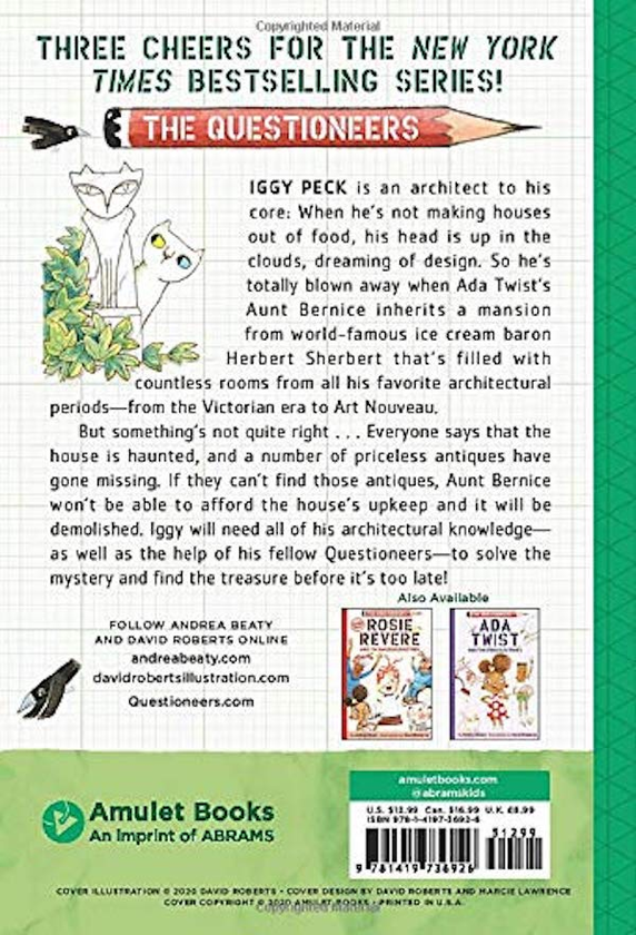 Бумажная книга «Iggy Peck and the Mysterious Mansion», автор Андреа Бити - фото №1
