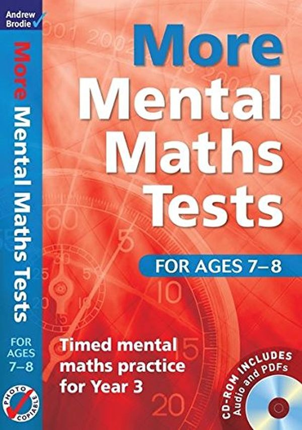 Паперова книга «More Mental Maths Tests for ages 7-8. Timed mental maths practice for year 3», автор Ендрю Броуді - фото №1