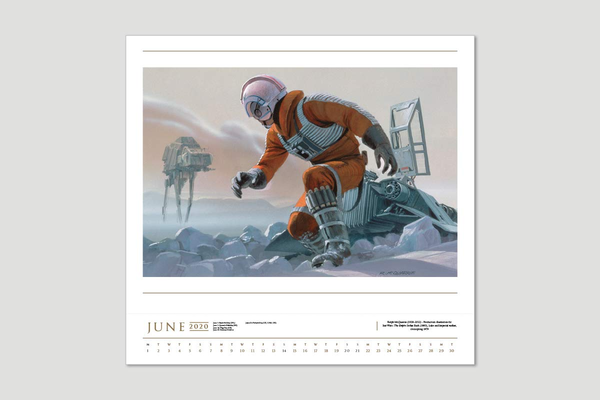 Бумажная книга «Star Wars Art. Ralph McQuarrie 2020 Poster Calendar» - фото №1