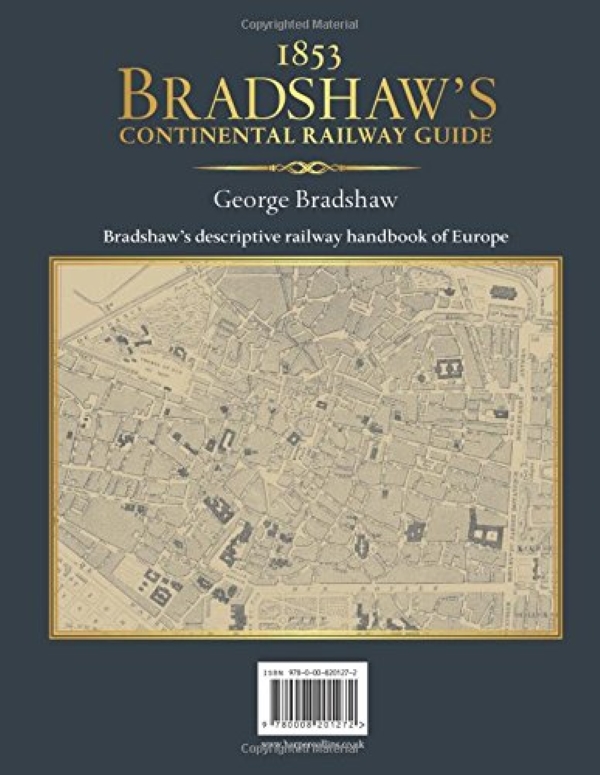 Бумажная книга «Bradshaw's Continental Railway Guide: 1853 Railway Handbook of Europe», автор Джордж Брэдшоу - фото №1