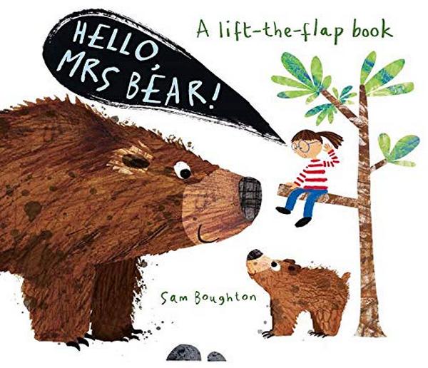 Паперова книга «Hello, Mrs Bear!», автор Сем Боутон - фото №1