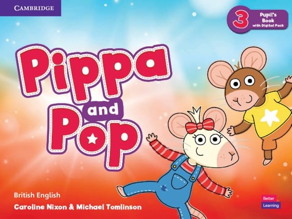 Бумажная книга «Pippa and Pop 3 Pupil's Book with Digital Pack British English», авторов Кэролайн Никсон, Майкл Томлинсон - фото №1