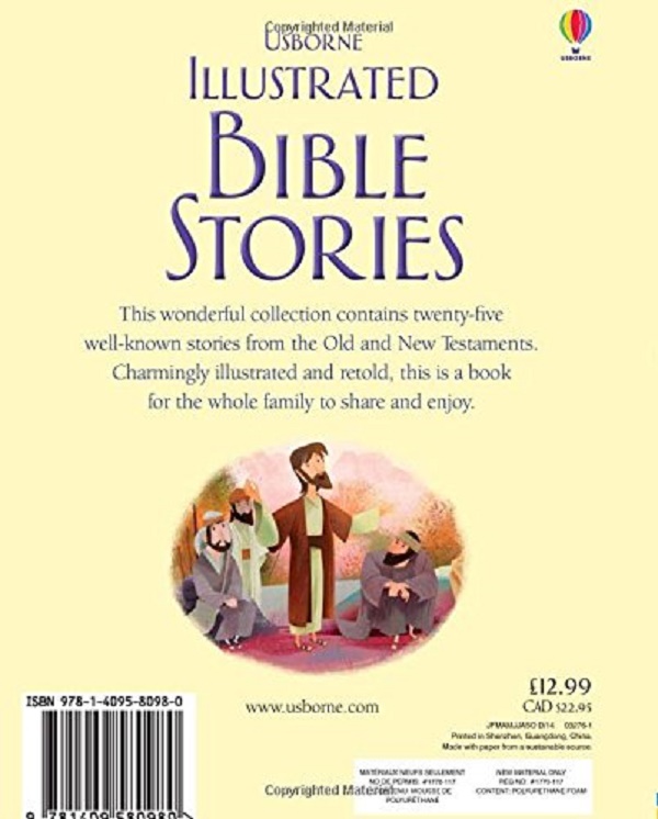 Бумажная книга «Illustrated Bible stories» - фото №1