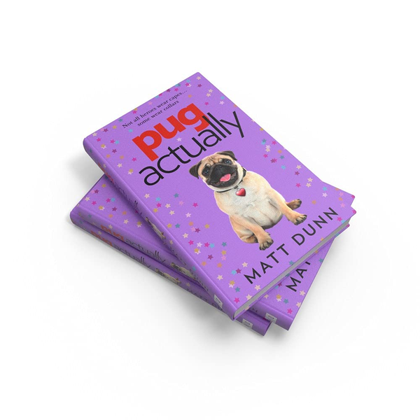 Паперова книга «Pug Actually», автор Метт Данн - фото №1