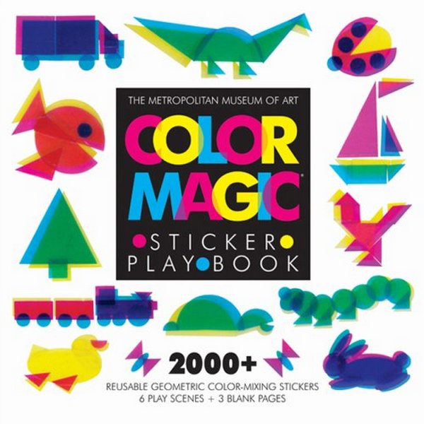Бумажная книга «Color Magic Sticker Play Book» - фото №1