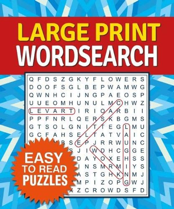 Бумажная книга «Large Print Wordsearch», автор Эрик Сондерс - фото №1