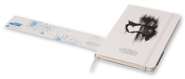  «Записная книжка Moleskine Star Wars VII средняя в линию белая (LESW7AQP060)», бренда Moleskine - фото №1