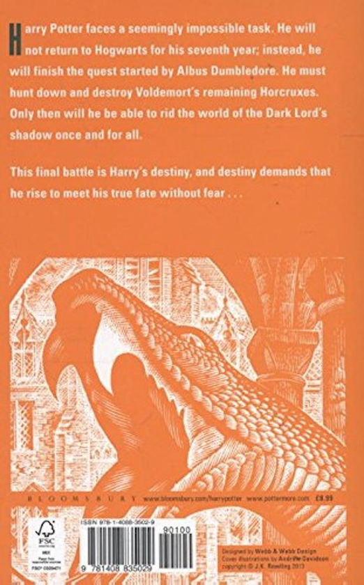 Бумажная книга «Harry Potter and the Deathly Hallows», автор Джоан Роулинг - фото №1