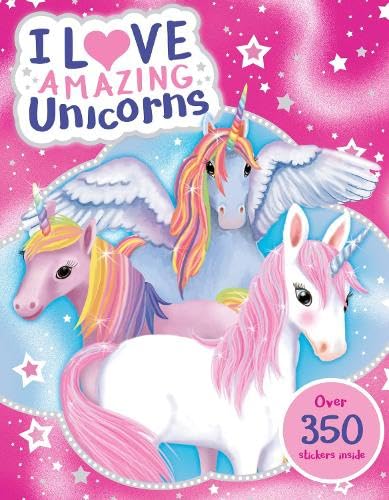 Бумажная книга «I Love Amazing Unicorns Sticker Activity Book», автор Схоластик - фото №1