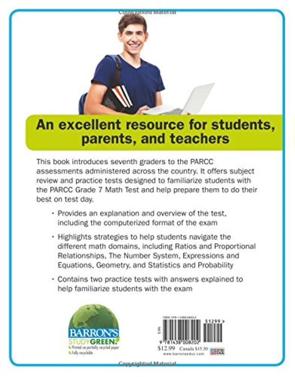 Бумажная книга «Let's Prepare for the PARCC Grade 7 Math Test», автор Кристен Скотт - фото №1