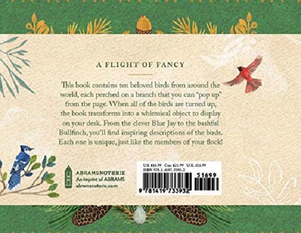 Бумажная книга «Birds in a Book. A Bouquet in a Book. Jacket Comes Off. Branches Pop Up. Display Like a Bouquet!», автор Лесли Эрл - фото №1